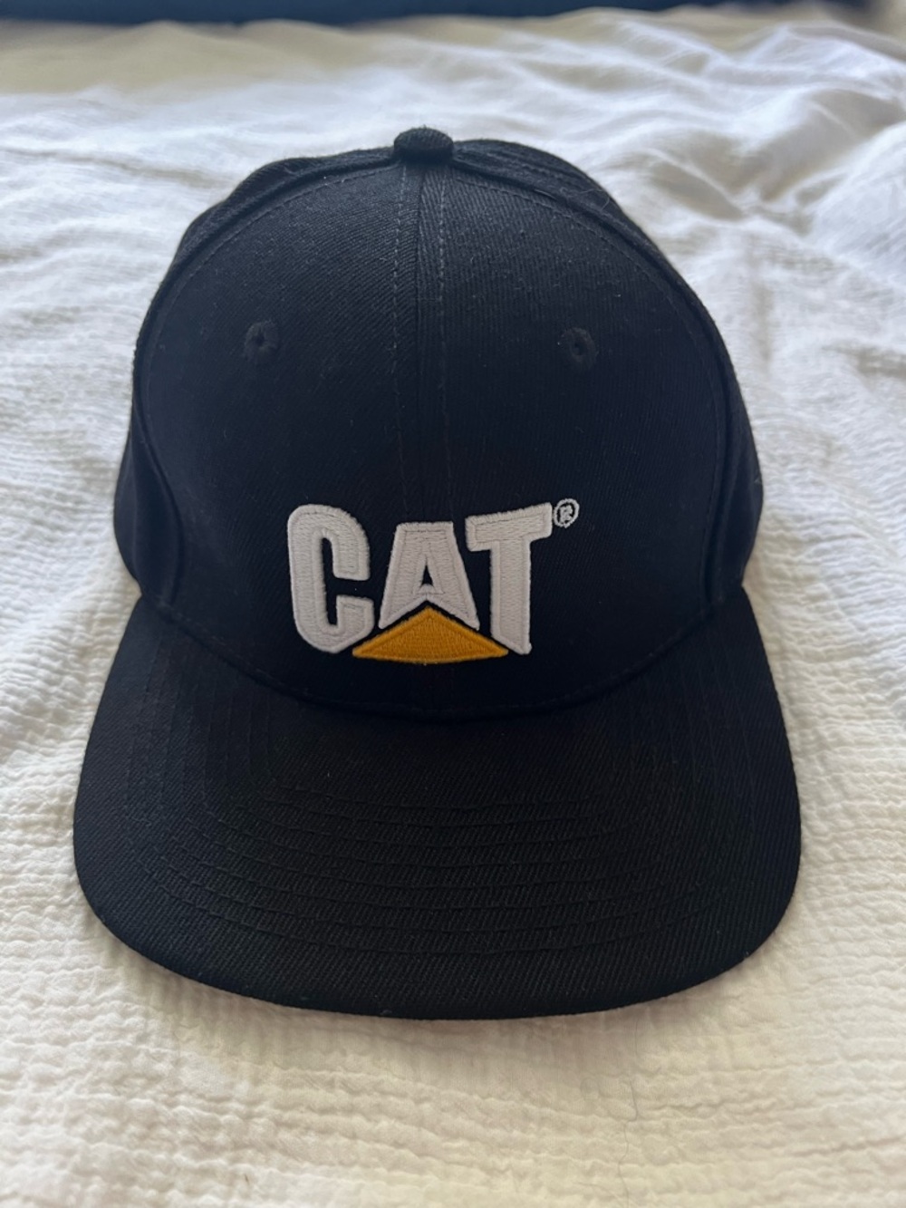 CAT Black Logo Baseball Cap